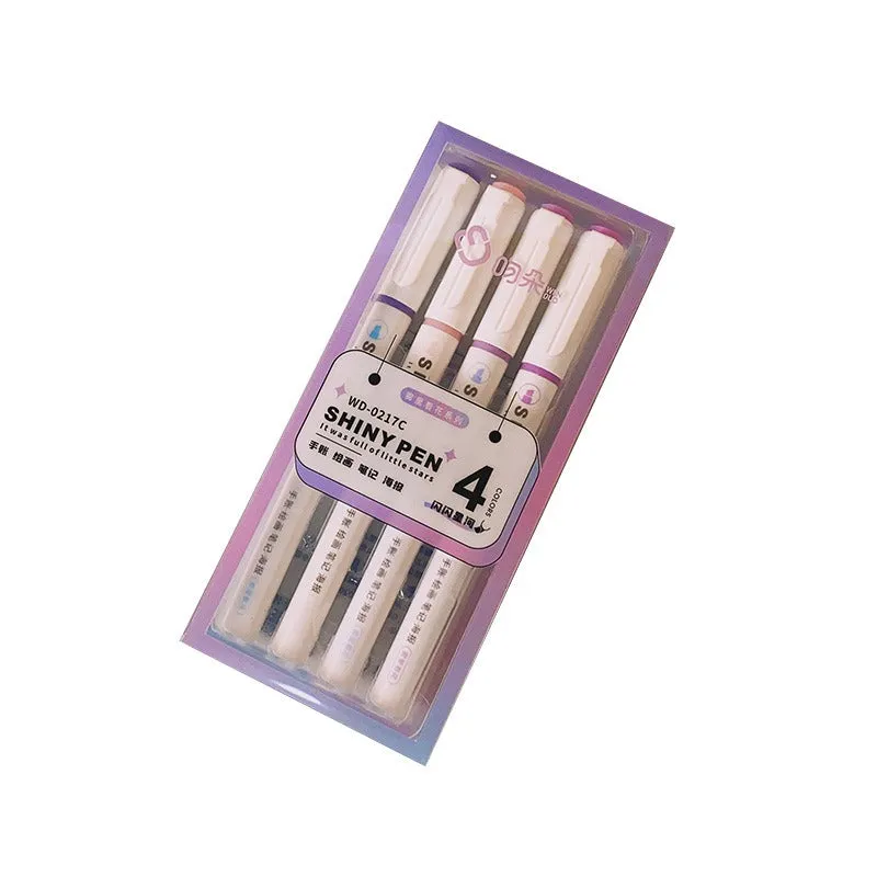 Glitter Highlighter Marker Set