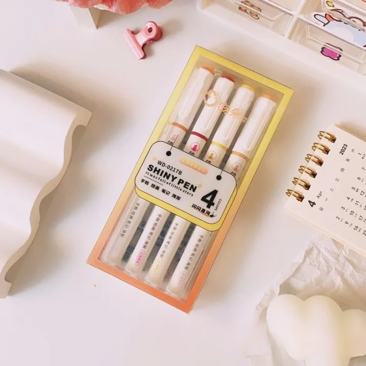 Glitter Highlighter Marker Set
