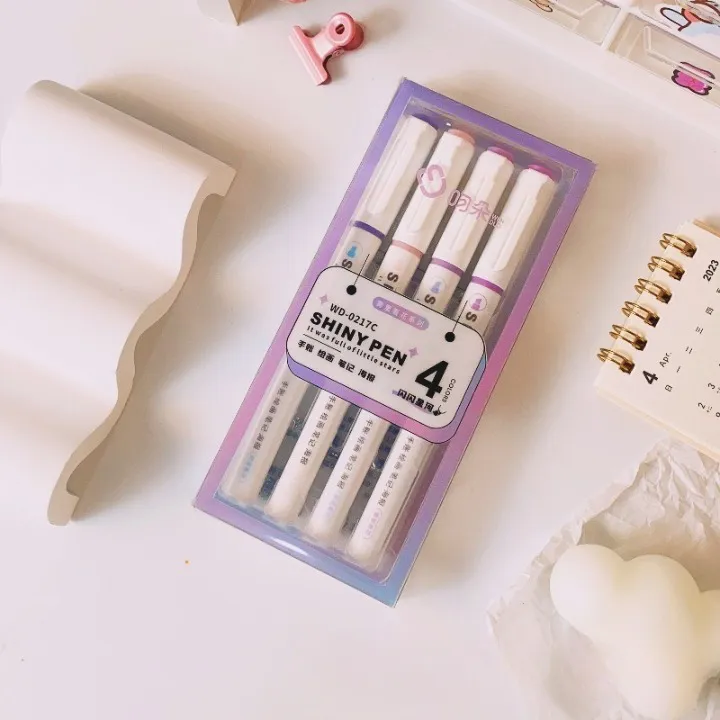 Glitter Highlighter Marker Set