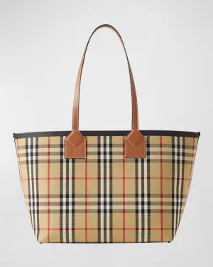 Heritage Burberry Small Tote Canvas Tote