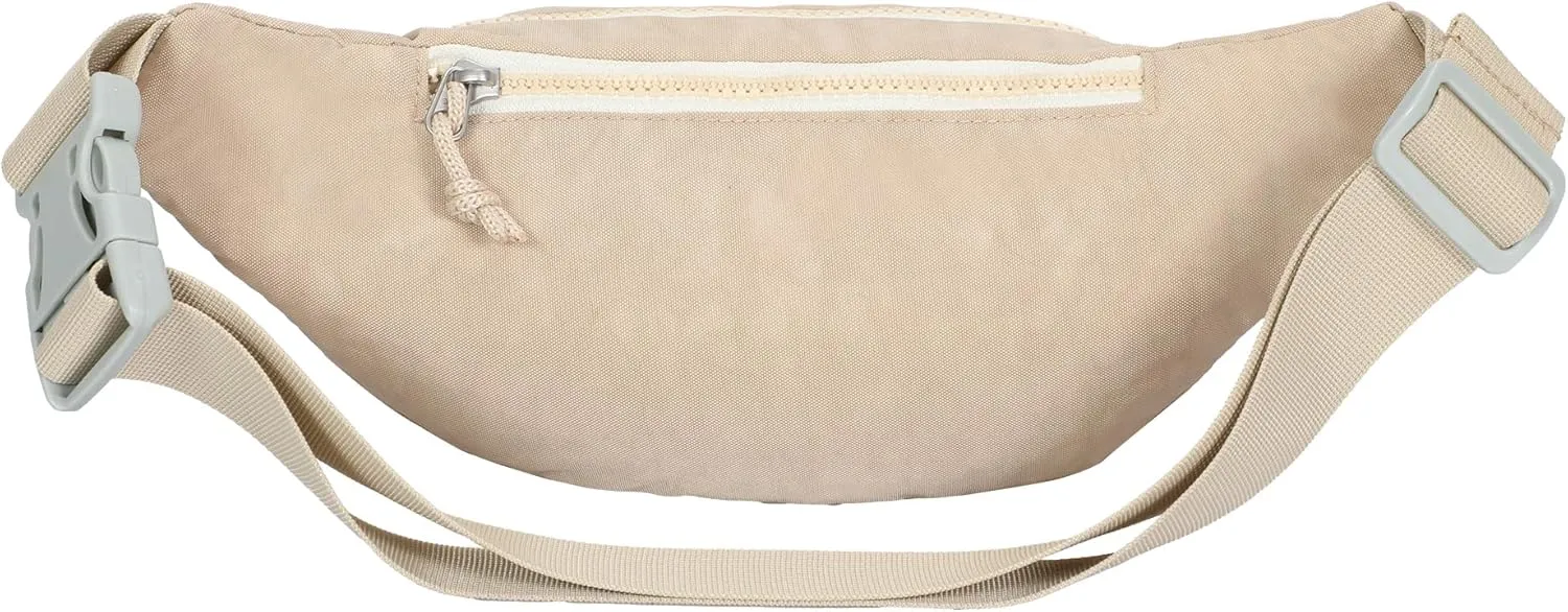 Hynes Eagle Fanny Pack Belt Bag for Women Men Fashionable Crossbody Bag Waist Pack Sling Bag with Adjustable Strap Beige