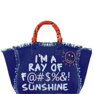 I'm a Ray Fringe Canvas Bag