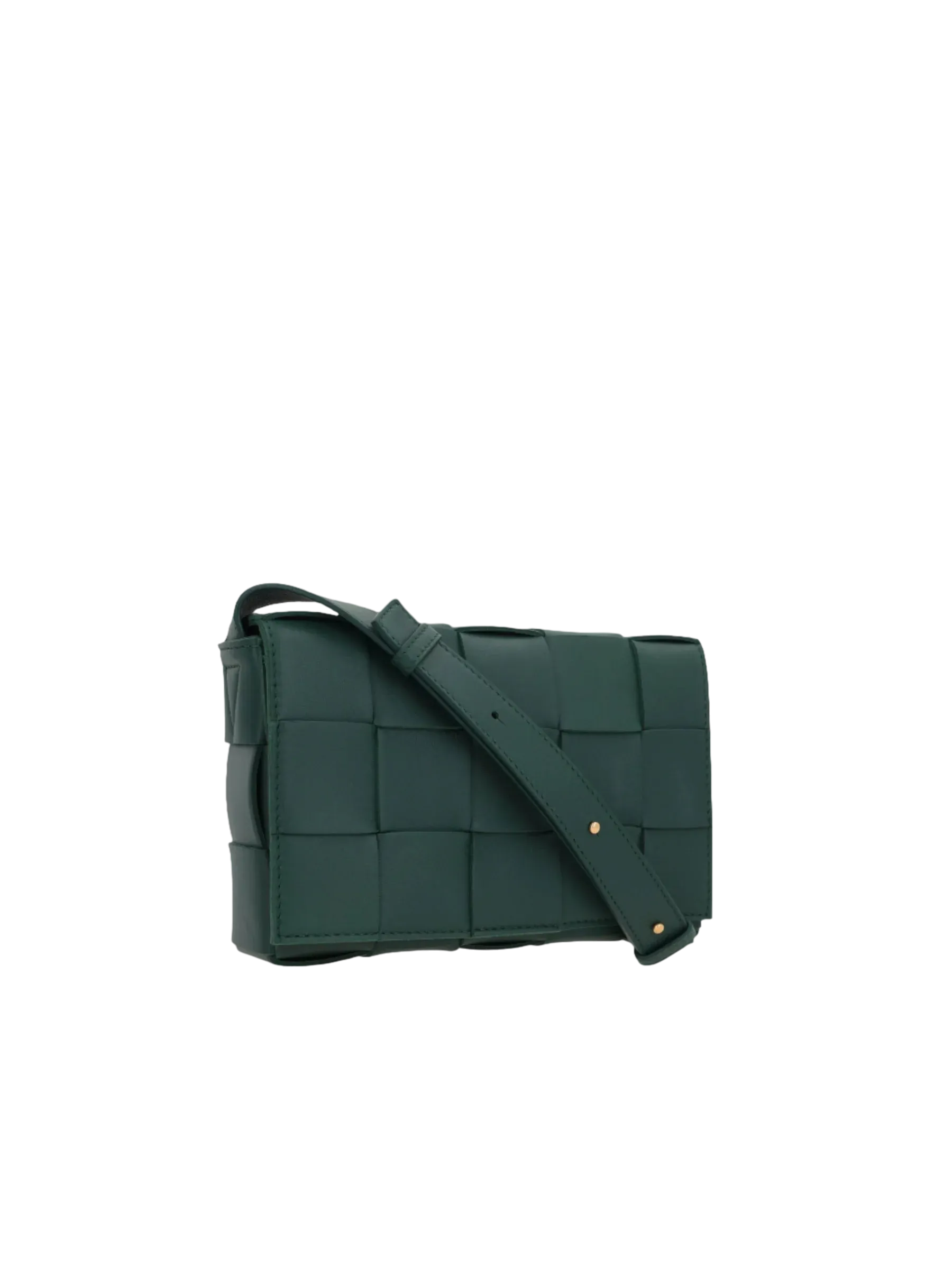 Intrecciato Leather Shoulder Bag
