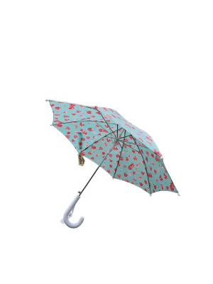 Kids Strawberry Print Umbrella