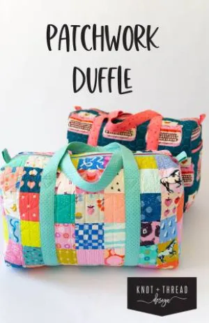 Knot and Thread Patchwork Duffle Pattern