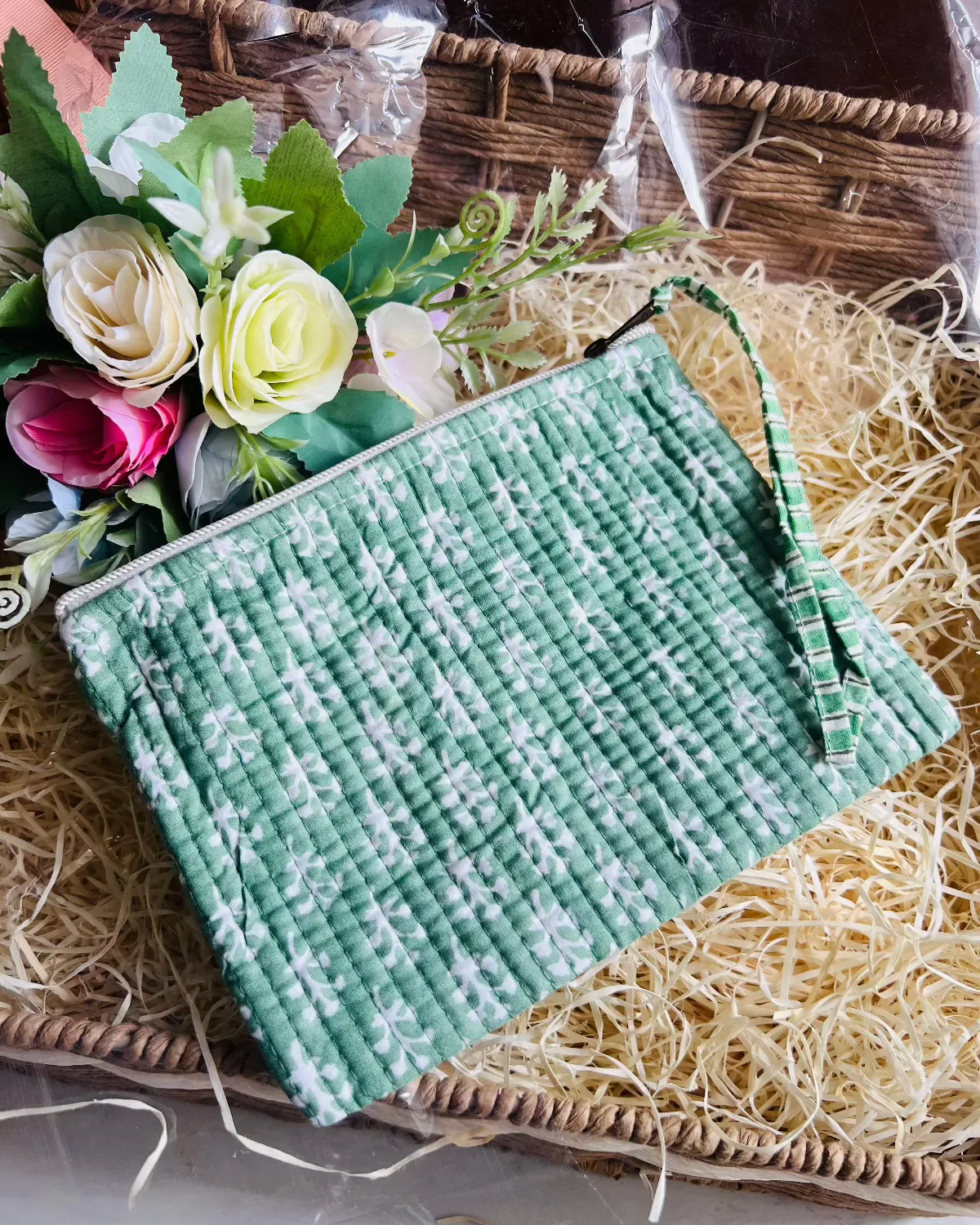 Kosha Quilted Pouch