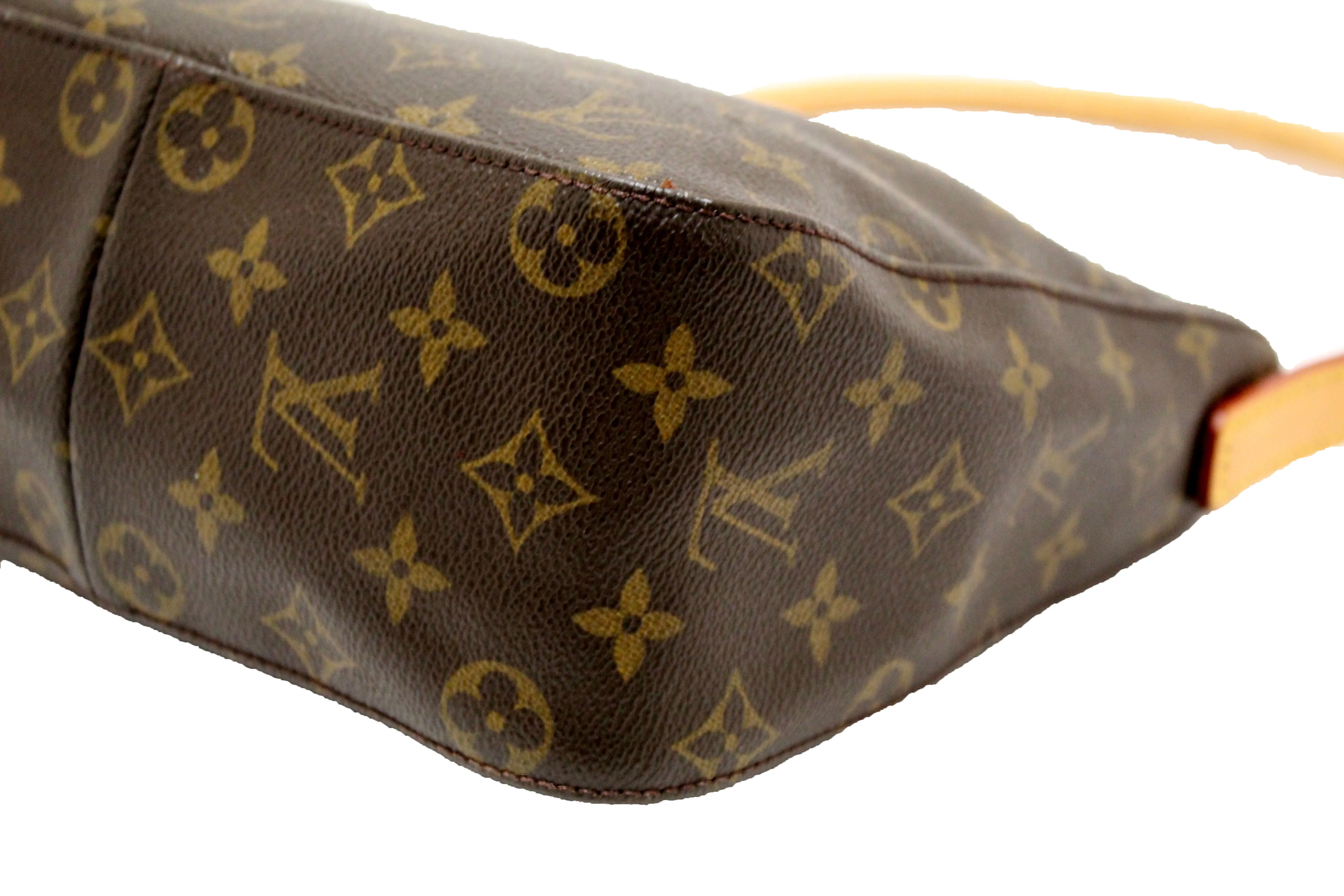 Louis Vuitton Classic Monogram Canvas Looping PM Shoulder Bag