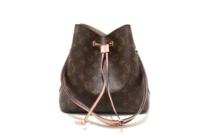 Louis Vuitton Classic Monogram Pink NeoNoe Shoulder Bag