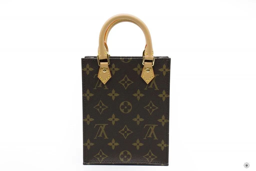 Louis Vuitton M69422 Petit Sac Plat Monogram Canvas Shoulder Bags
