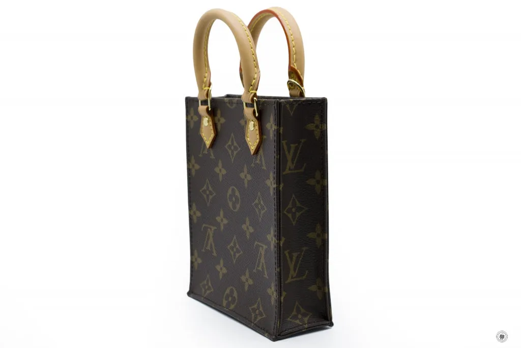 Louis Vuitton M69422 Petit Sac Plat Monogram Canvas Shoulder Bags