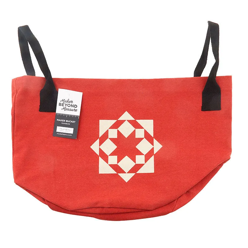 Maker Fabric Bucket - Red