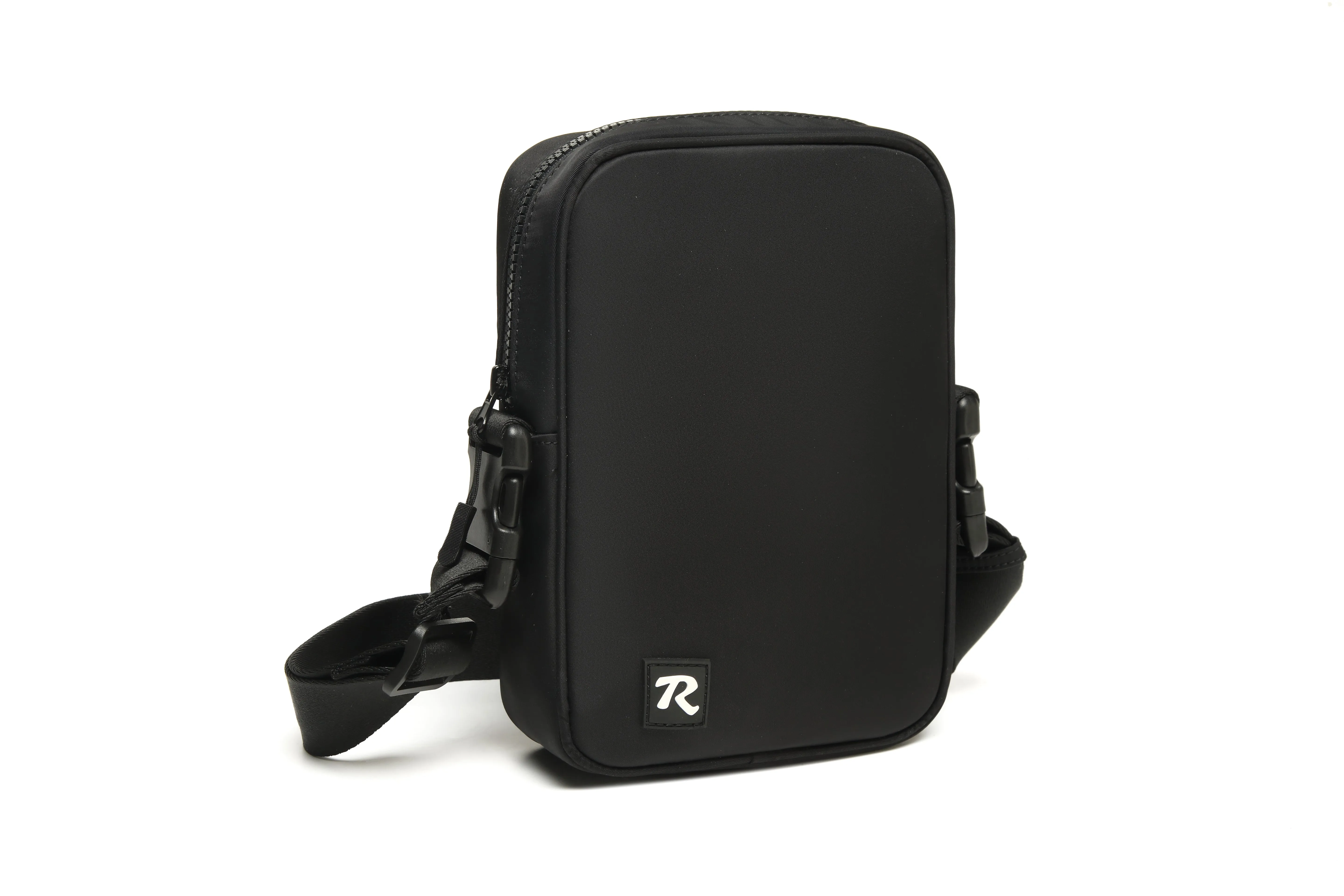Martha  | Black Nylon   Black Webbed Strap