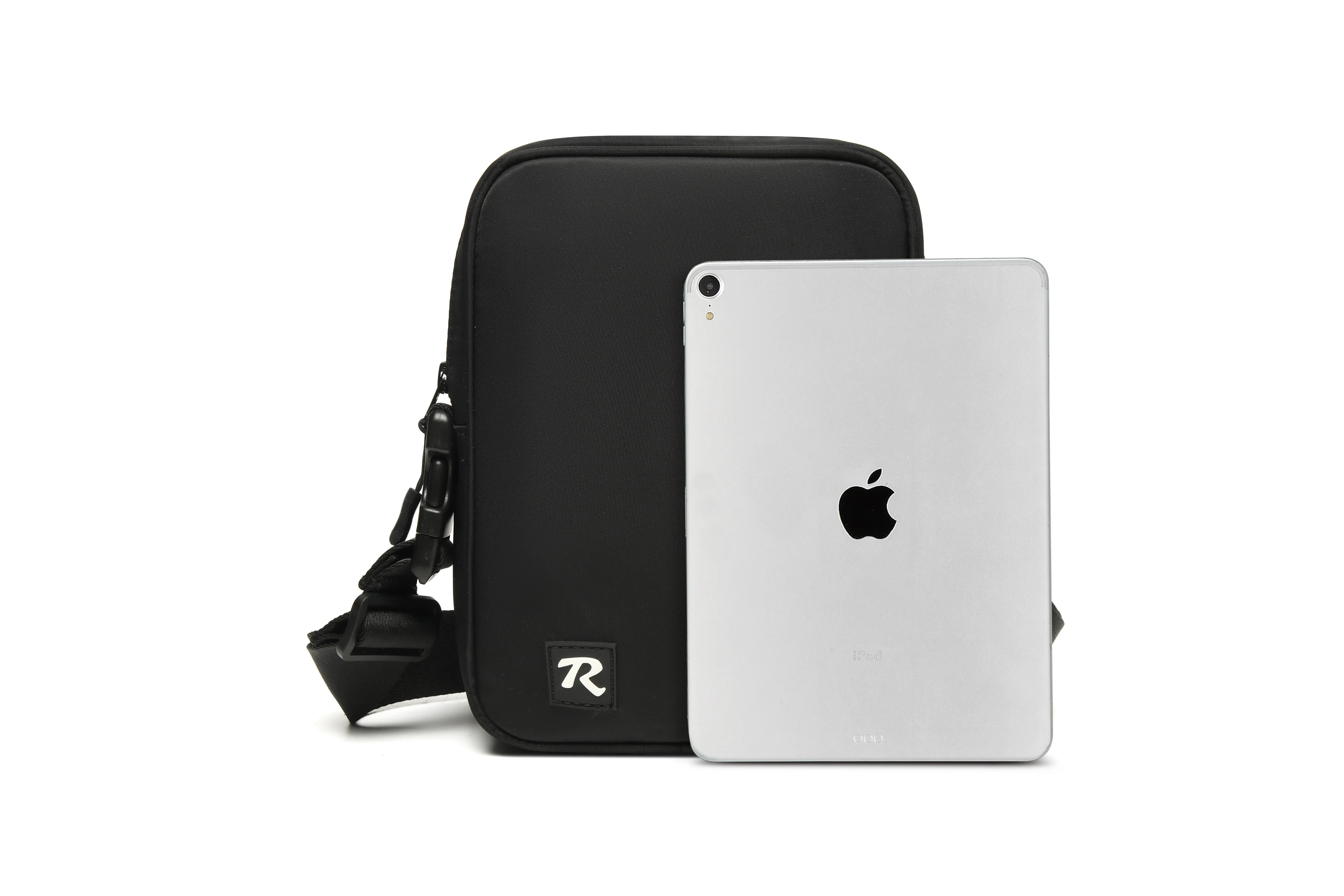 Martha  | Black Nylon   Black Webbed Strap
