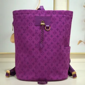 Men&#8217;s Monogram Denim Chalk Backpack M44617 Purple 2019 Collection