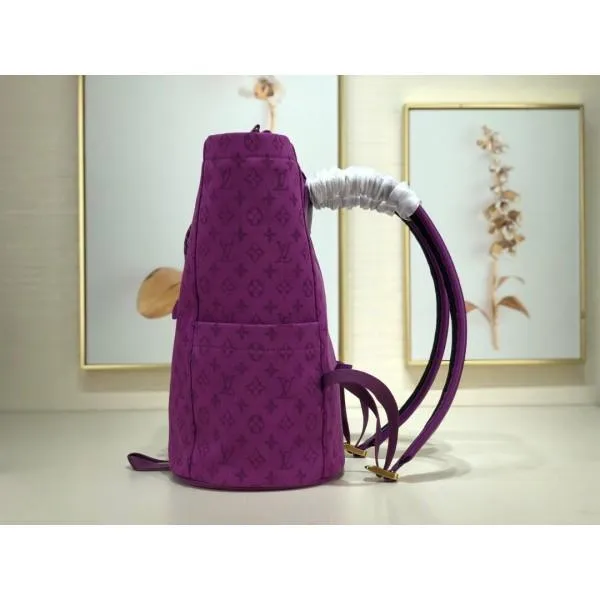 Men&#8217;s Monogram Denim Chalk Backpack M44617 Purple 2019 Collection