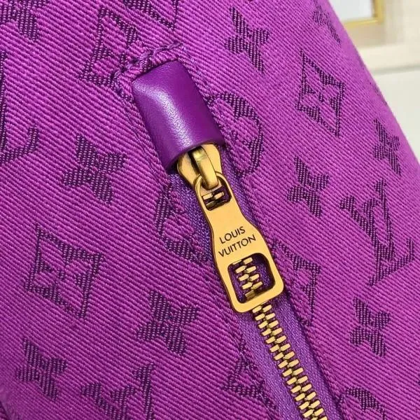 Men&#8217;s Monogram Denim Chalk Backpack M44617 Purple 2019 Collection