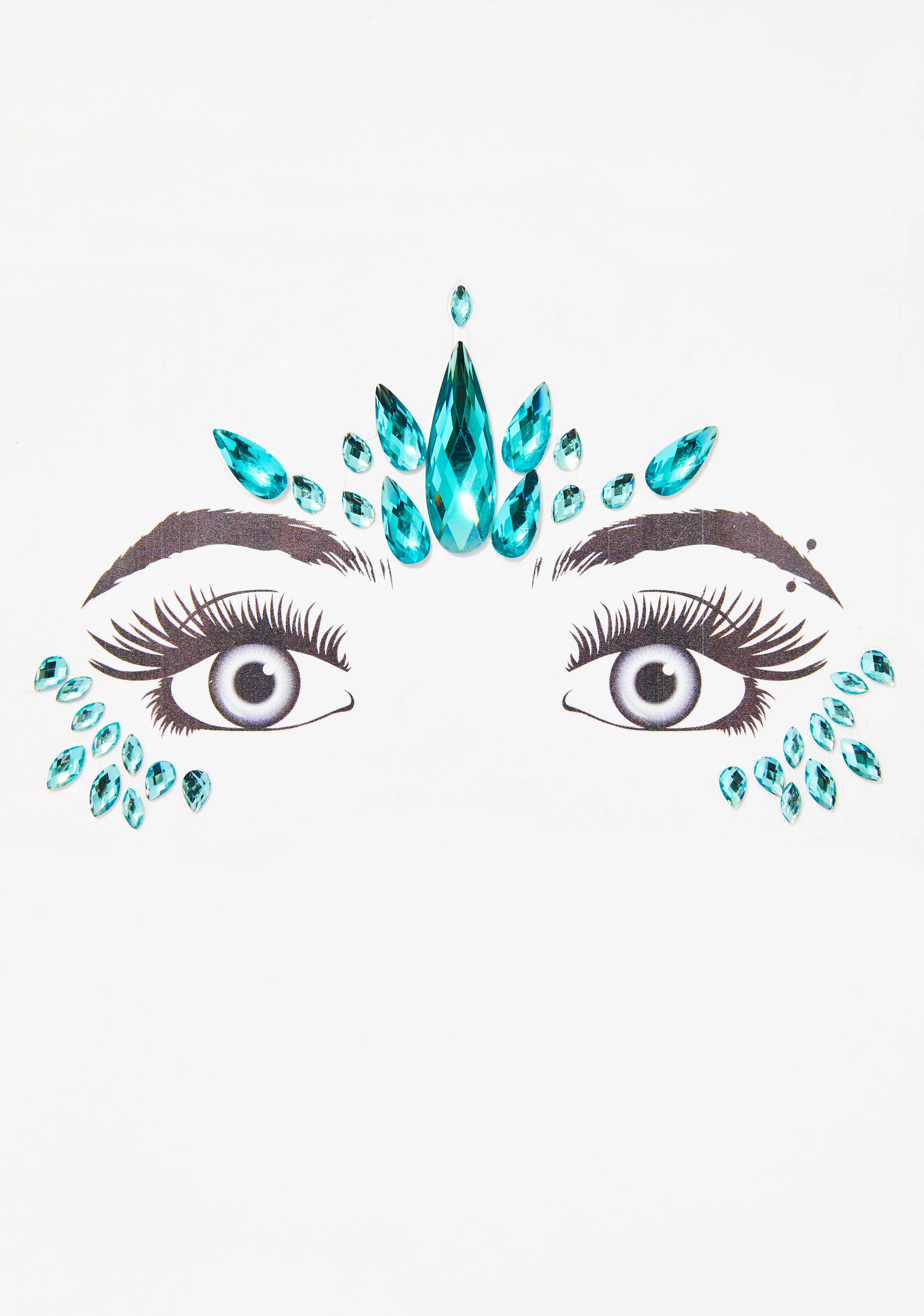 Mermaid Lightwerker Face Gems