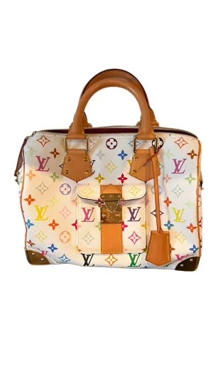 Monogram Multicolor Speedy 30 White - Louis Vuitton