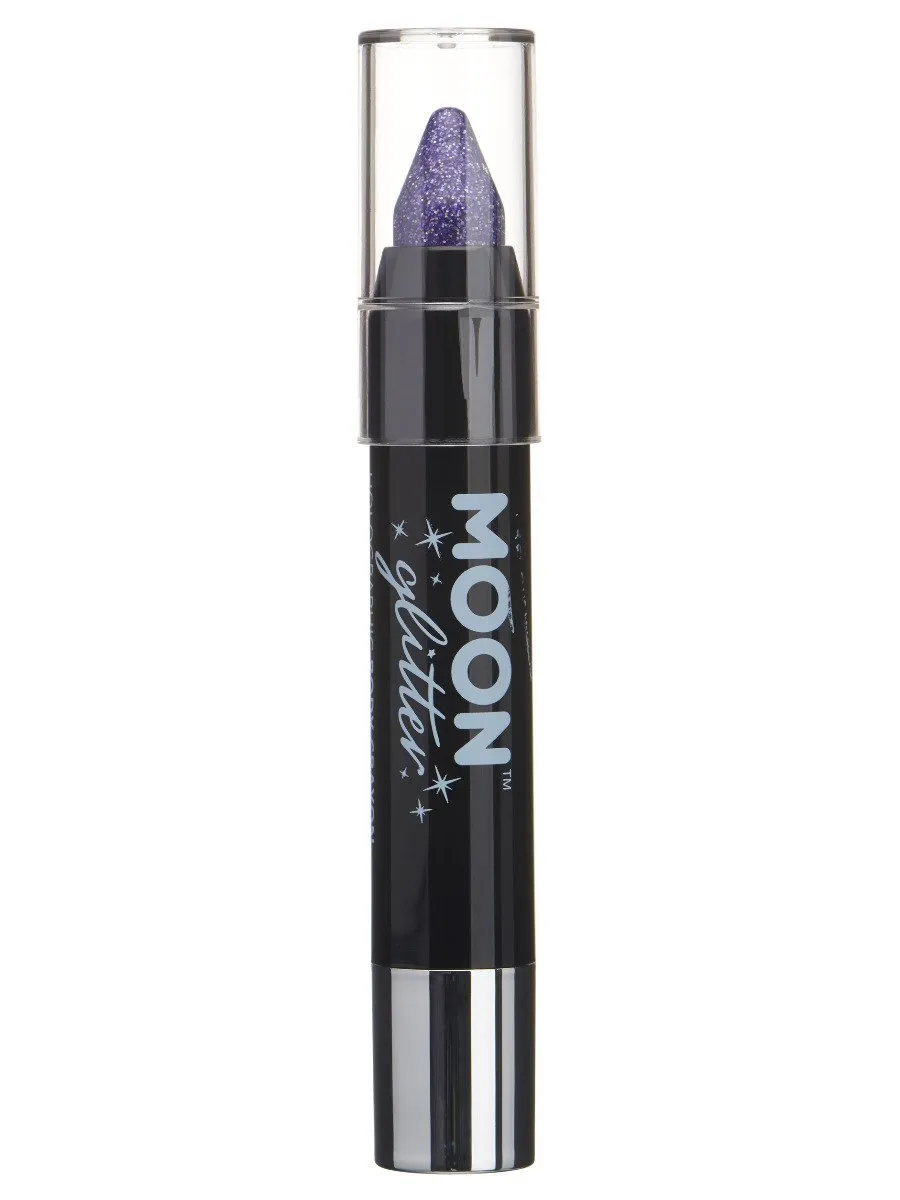 Moon Glitter Holographic Body Crayons - Pink