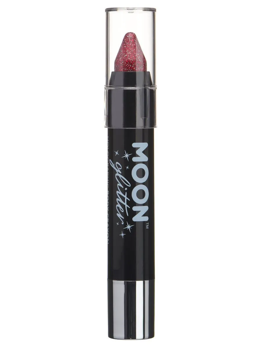Moon Glitter Holographic Body Crayons - Purple