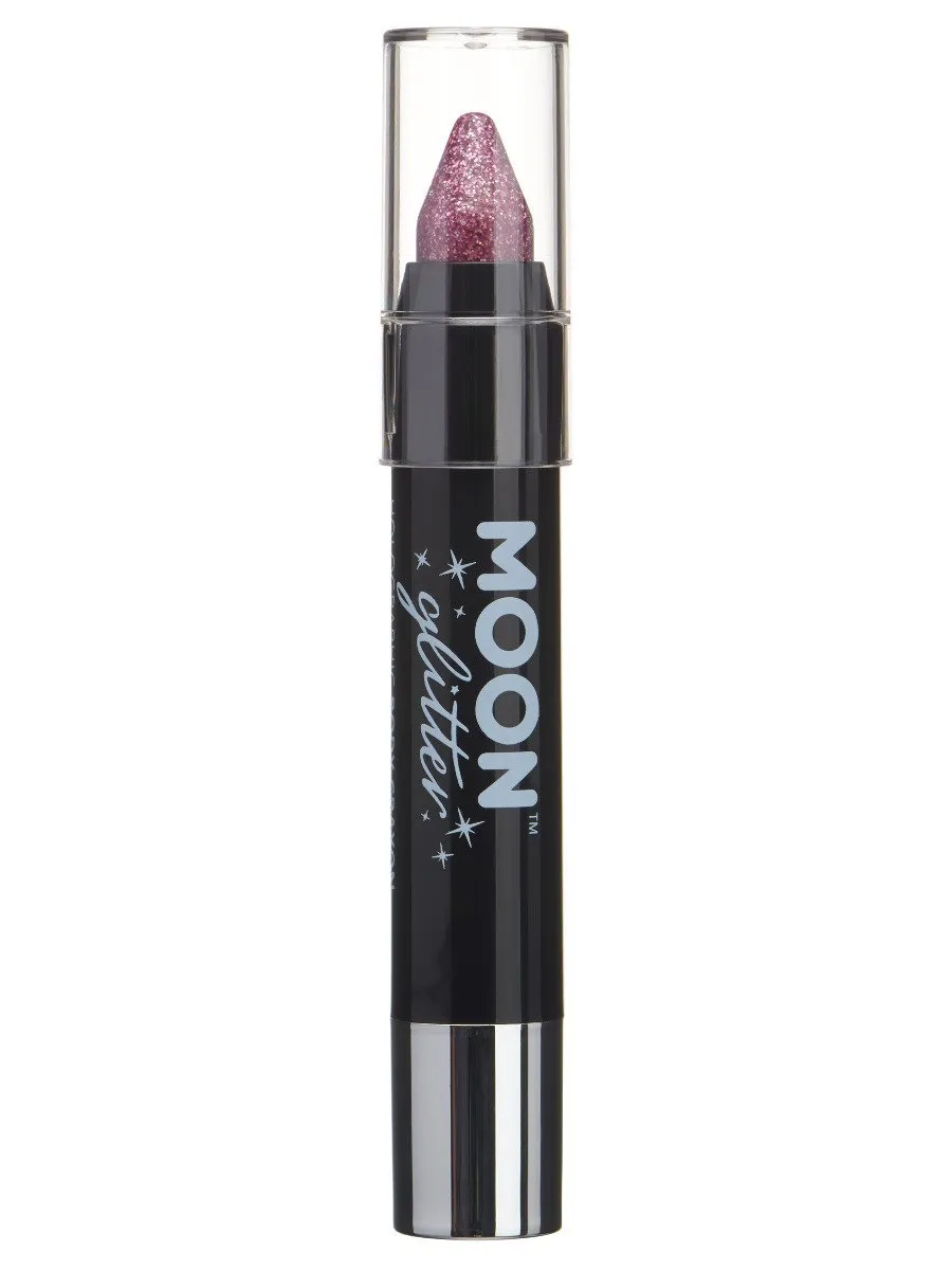 Moon Glitter Holographic Body Crayons - Purple