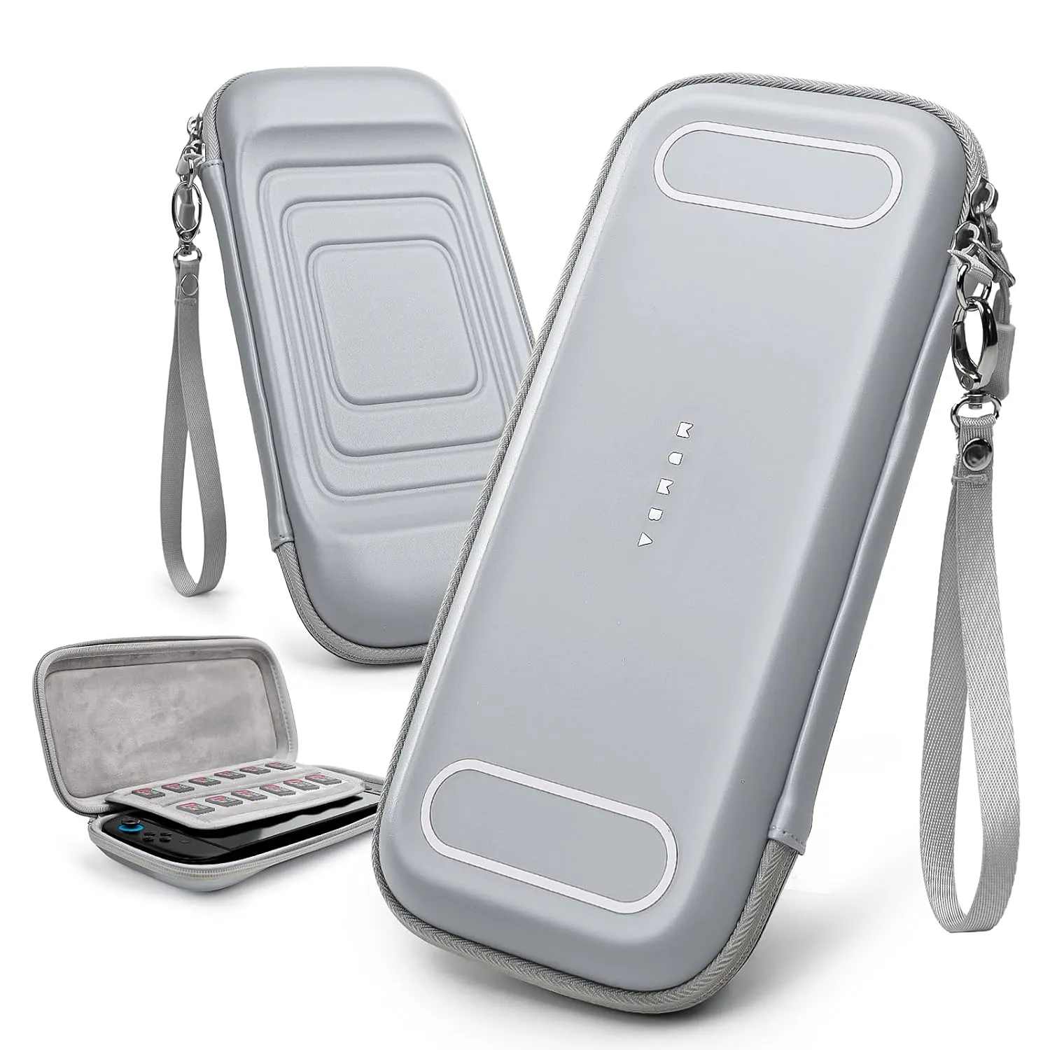Mumba Carrying Case for Nintendo Switch 2 2025, [Mini Version] Travel Case with 12 Game Cartridge slot Portable Bag Protective Carry handbag Pouch Shell Accessories [Portable & Lightweight] (Gray)