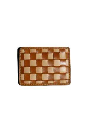 Nico Check Woven Card Case