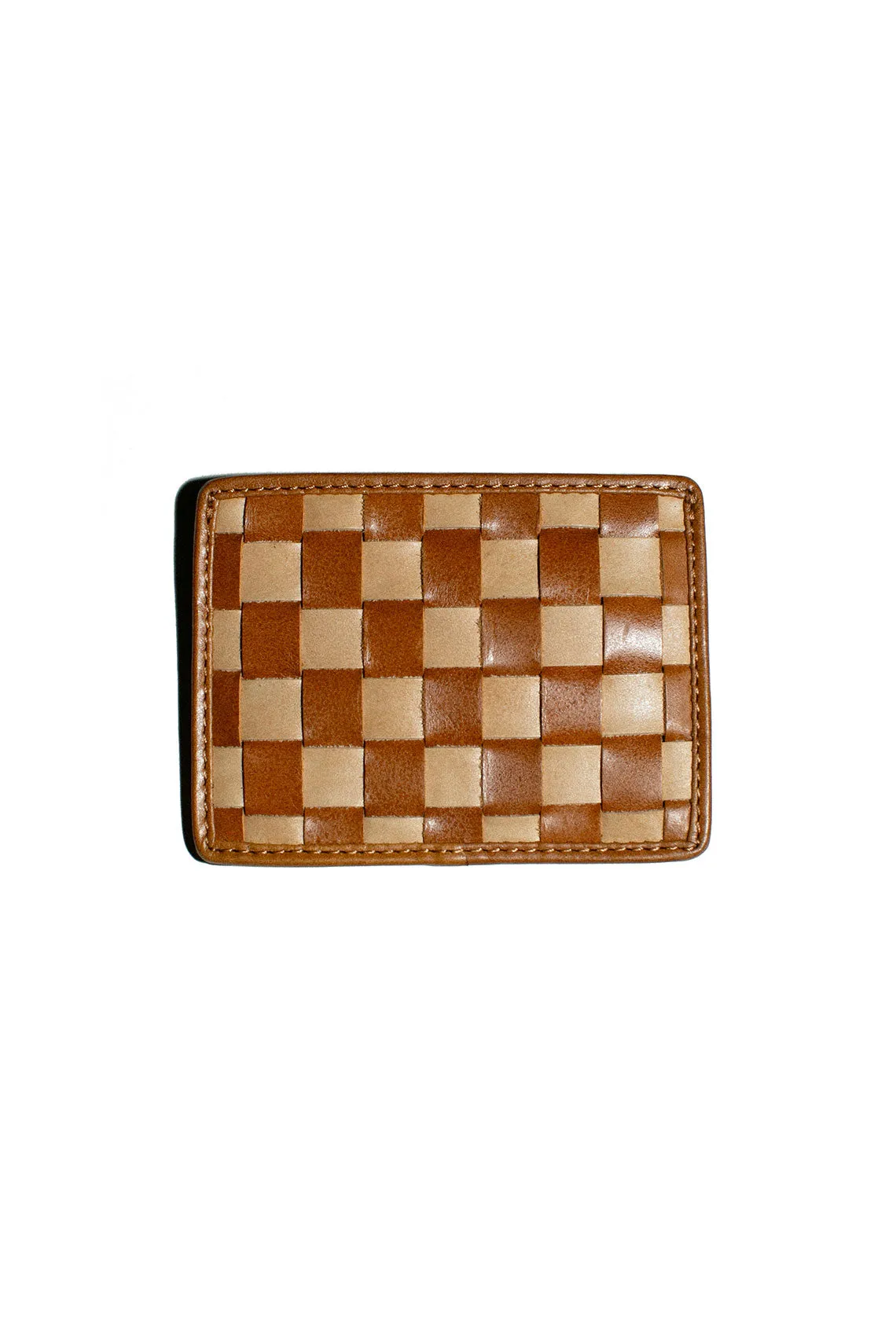 Nico Check Woven Card Case