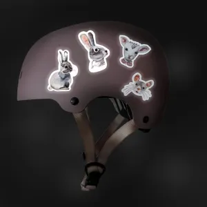 Nuukk - Reflective Safety Sparkle Stickers - Lamb & Bunny