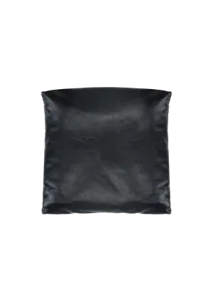 Padded Pillow Leather Clutch Bag