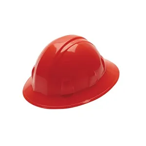 Pyramex Full Brim Hard Hat 4 Point Ratchet Suspension