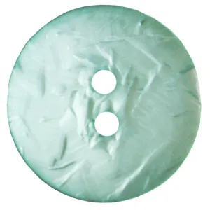 Round Polyamide 60mm Button - Blue Green