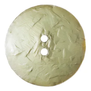 Round Polyamide 60mm Button - Olive Green