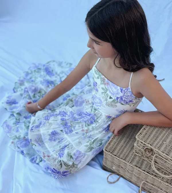 Savannah Girls Lilac Maxi Dress