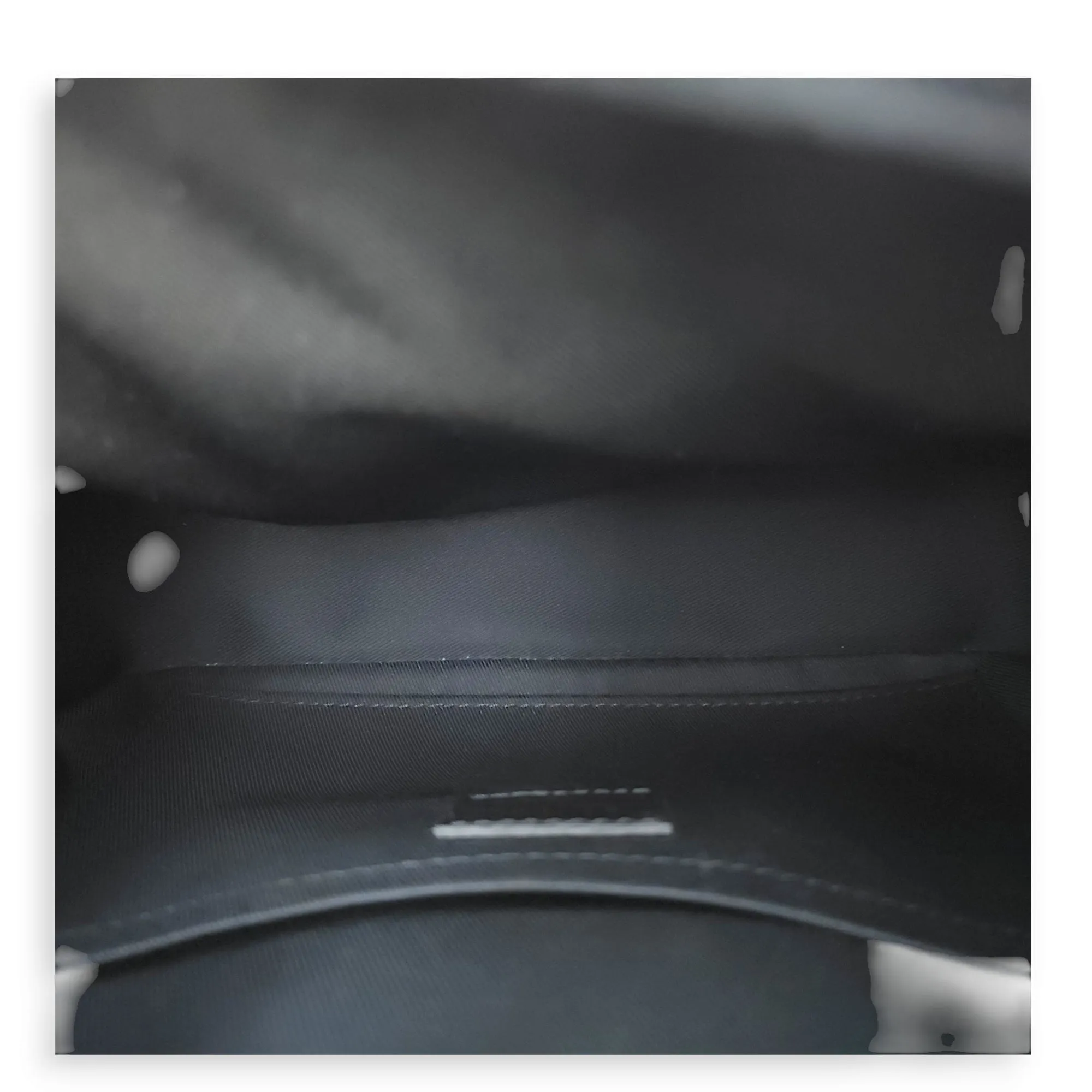 SLock Messenger Monogram Macassar Crossbody Bag in Calf, Canvas, Black powder coated hardware