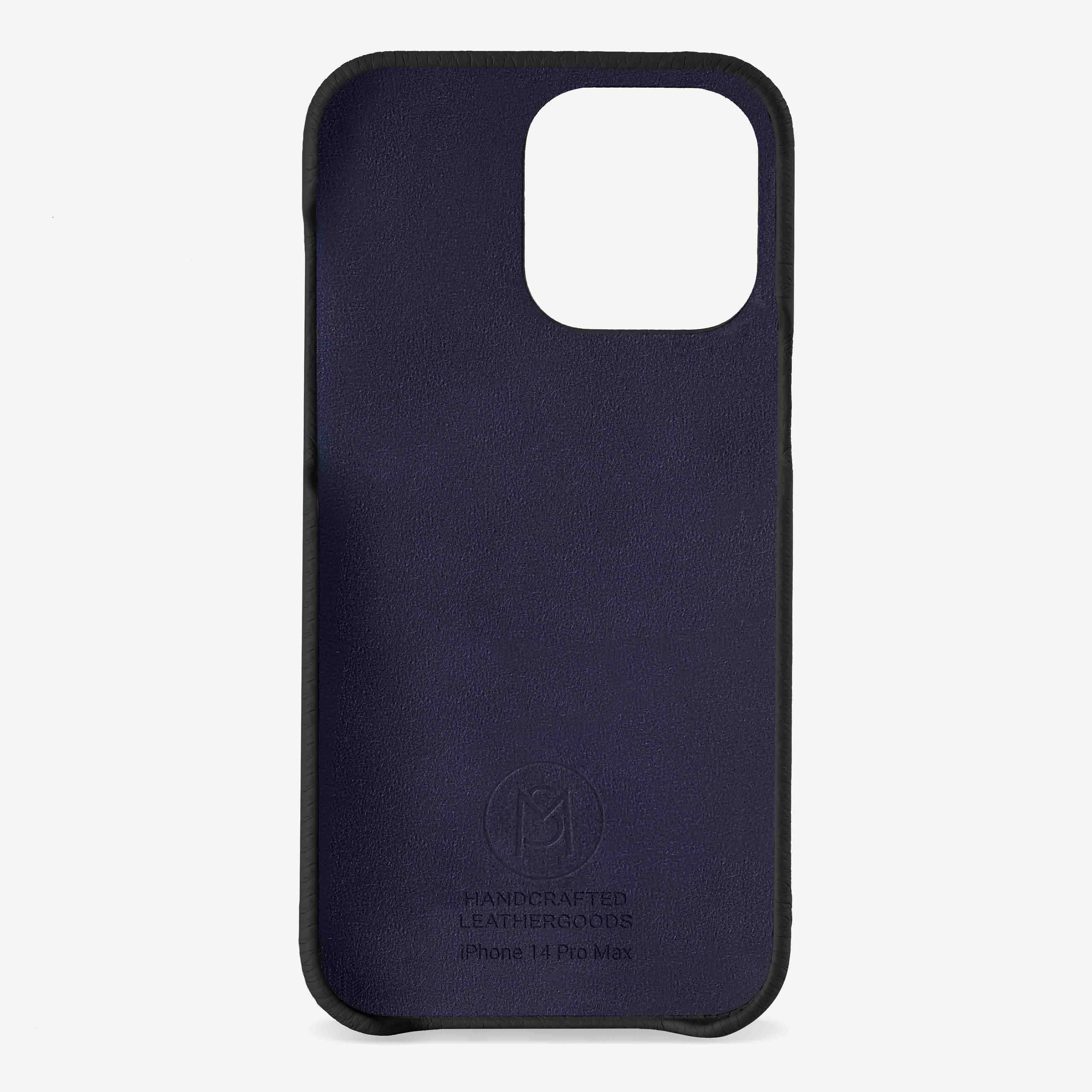 The Card Phone Case iPhone 14 Pro Max - Graphite Caviar