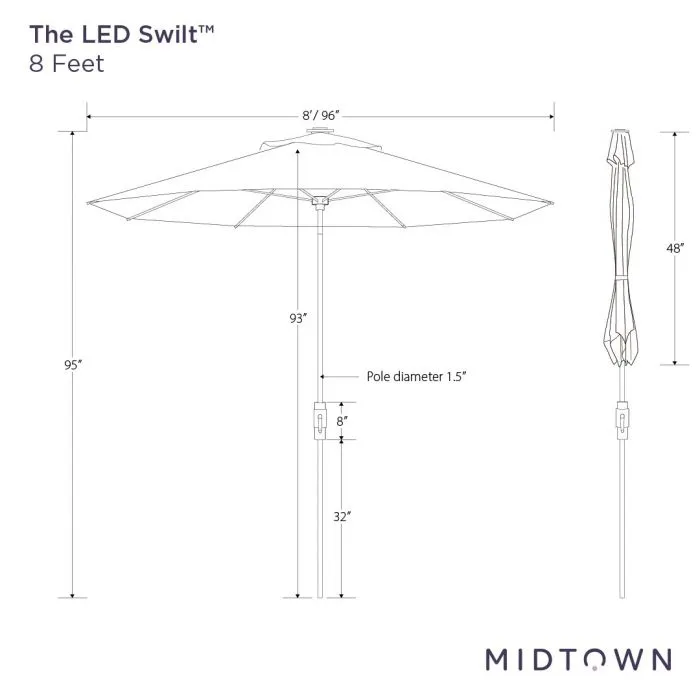The LED Swilt™ - Terylast Cobalt