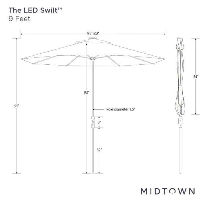 The LED Swilt™ - Terylast Cobalt