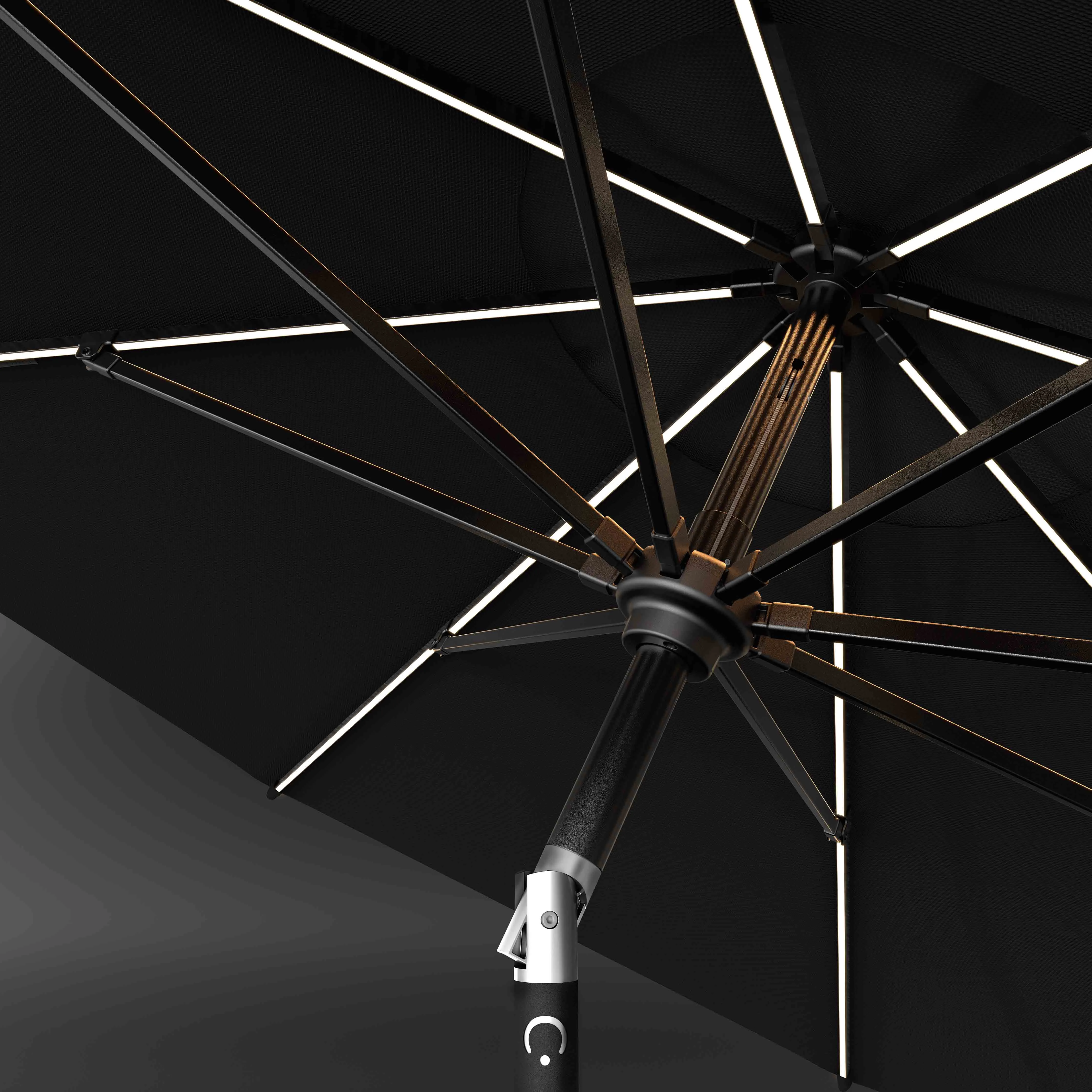 The LED Swilt™ - Terylast Ebony - Black
