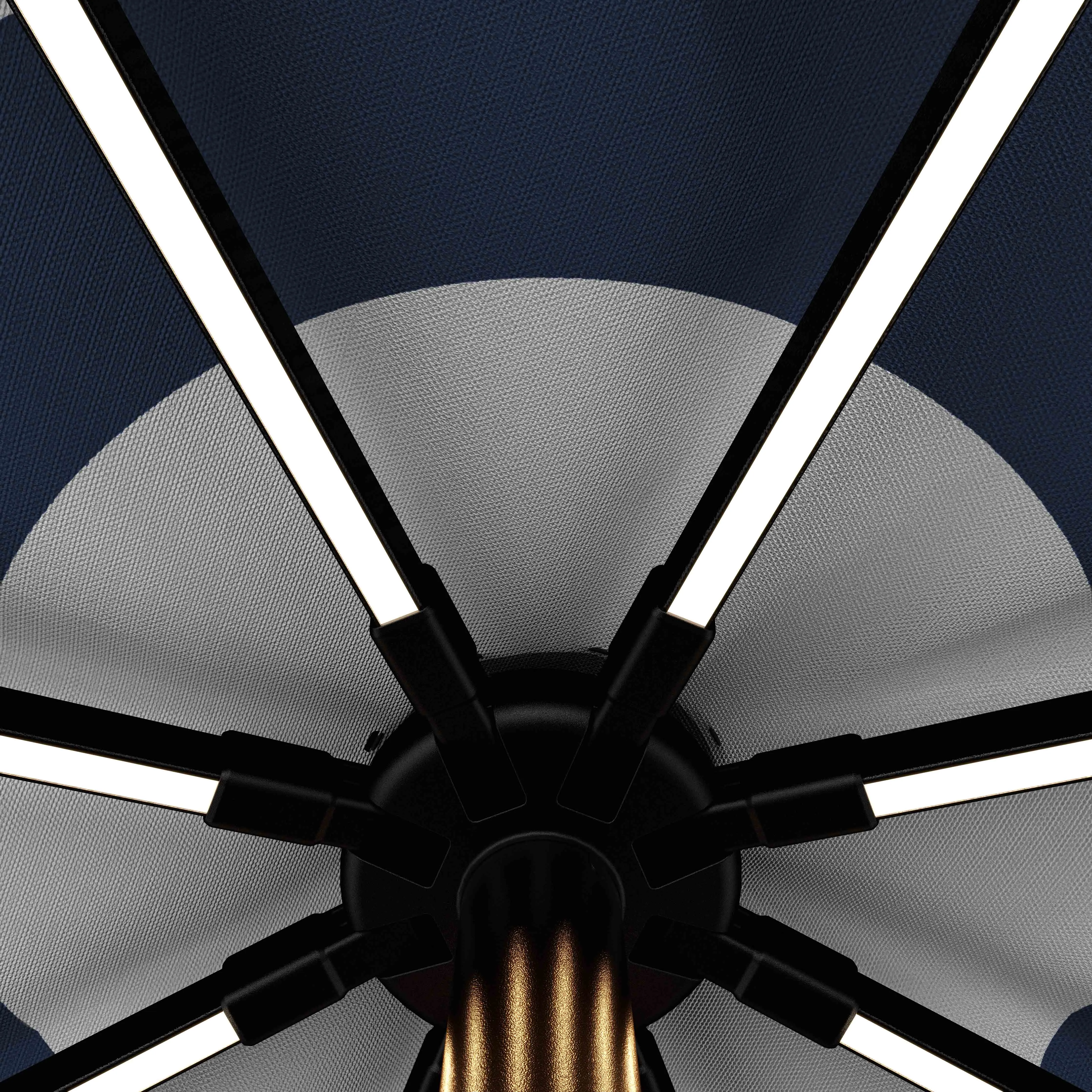 The LED Swilt™ - Terylast Navy Stripes