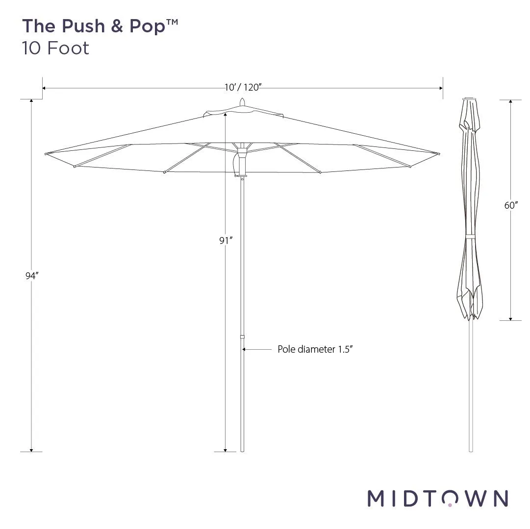 The Push and Pop™ - Sunbrella Heather Tan