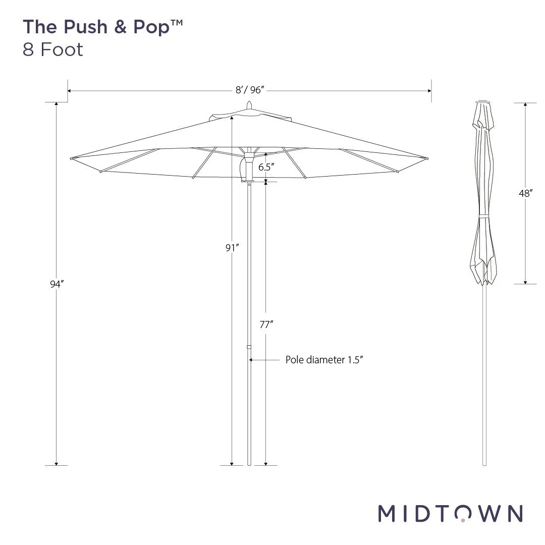 The Push and Pop™ - Sunbrella Heather Tan