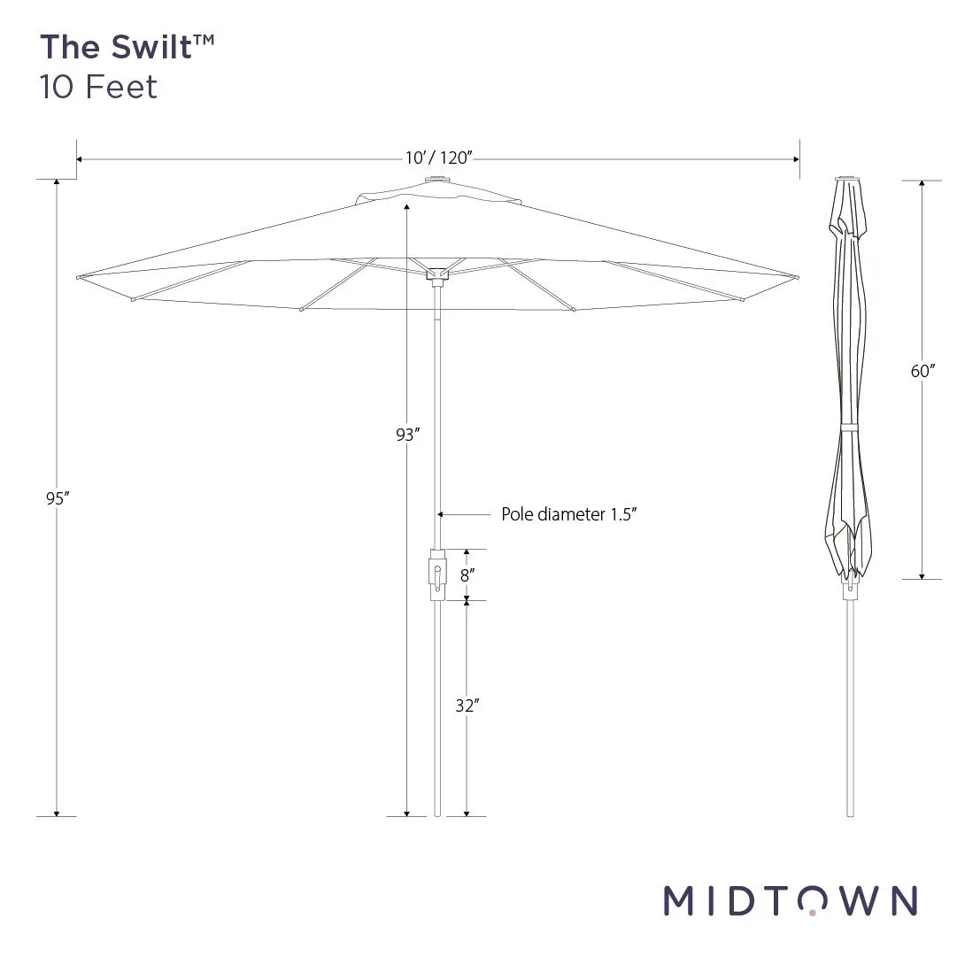 The Swilt™ - Terylast Cobalt Stripes