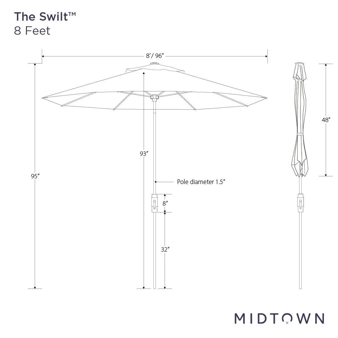 The Swilt™ - Terylast Cobalt Stripes