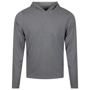 The Thompson Performance Print Hoodie Heathered Gray/Navy - SS24