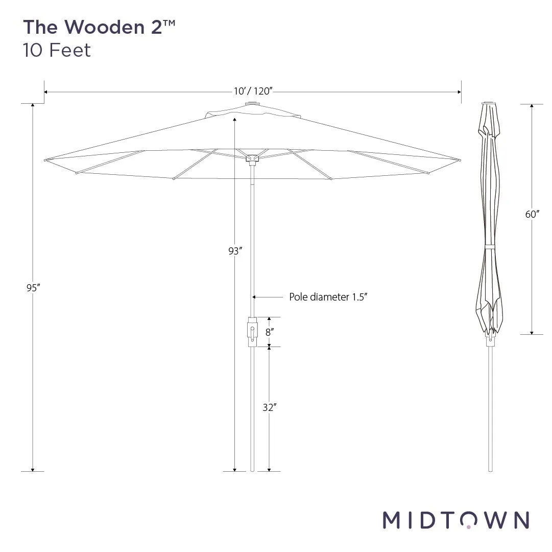 The Wooden 2™ - Sunbrella Terracotta