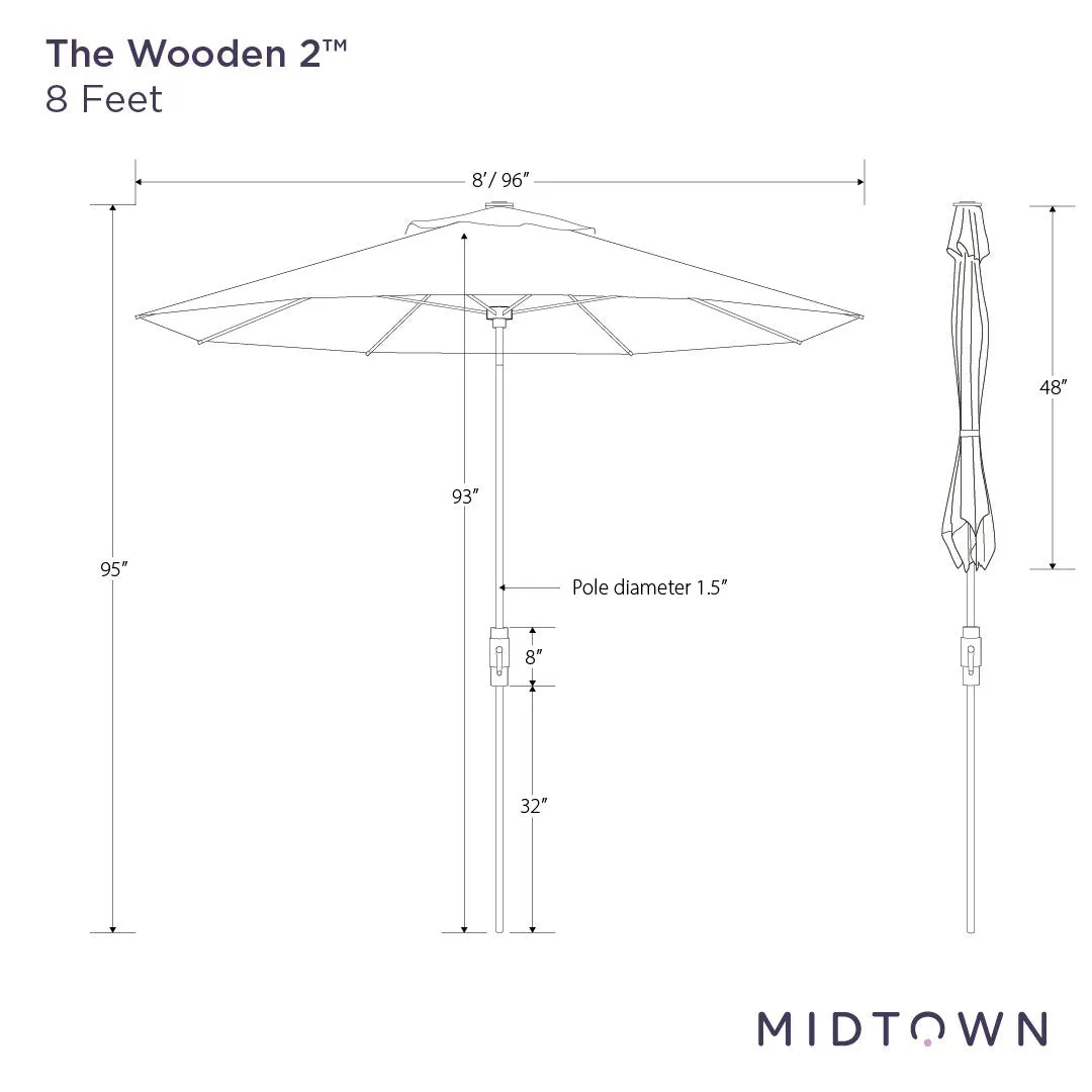 The Wooden 2™ - Sunbrella Terracotta