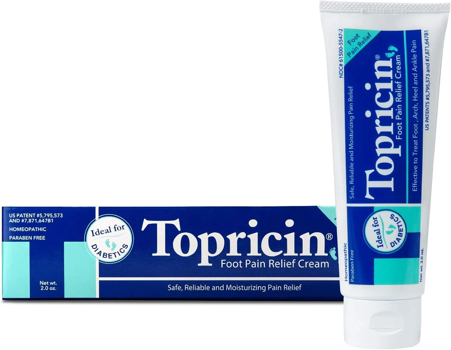 Topricin Foot Pain Relief Cream (2 oz)