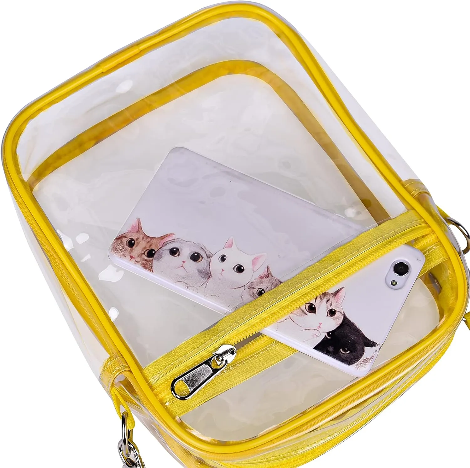 USPECLARE Clear Purse Stadium Approved CrossBody Bag for Men and Women