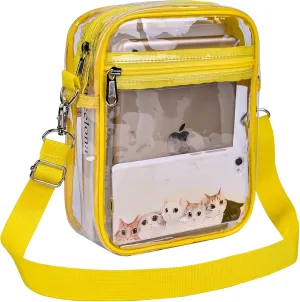 USPECLARE Clear Purse Stadium Approved CrossBody Bag for Men and Women